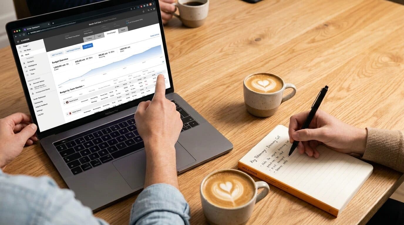 Discovery call reviewing Karbon API infrastructure setup for a mid-size CPA firm.