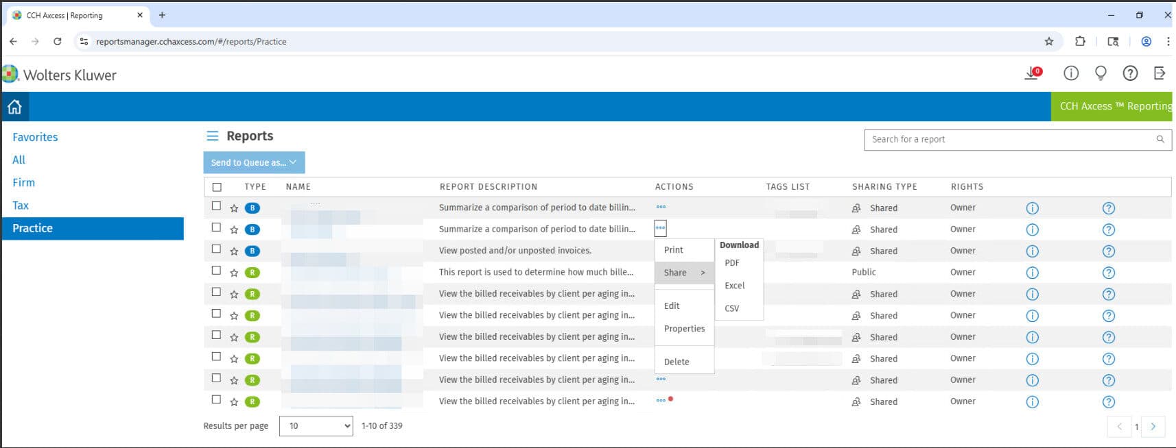 New release: CCH Axcess™ Nextgen Reports Manager